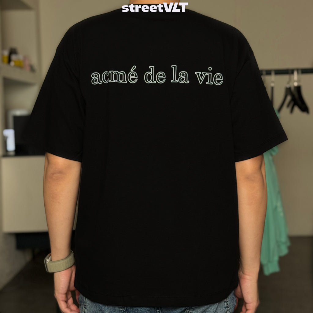 ADLV Reflection Basic Logo Reflective Short Sleeve T-Shirt Acme De La Vie