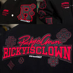 Ricky is Clown Leaf Clover Baseball Jacket