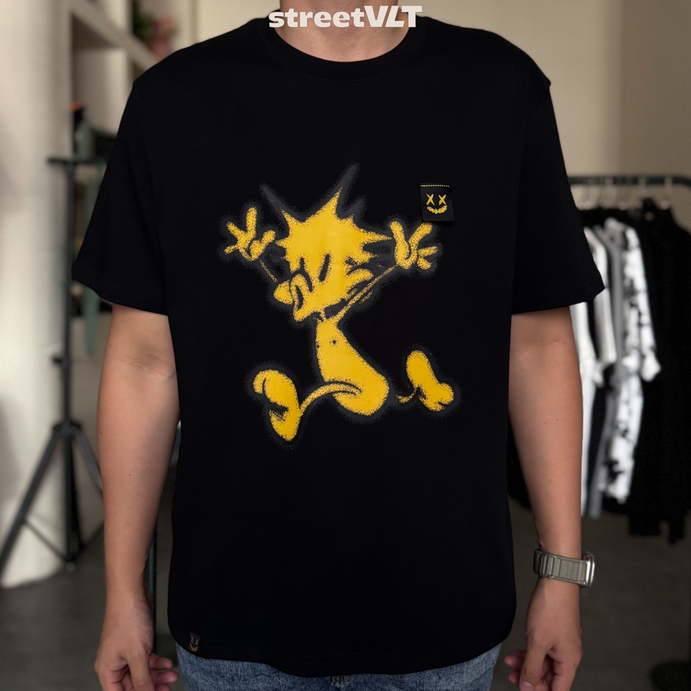 Ricky is Clown Running Pineapple Head Embroidered Tee