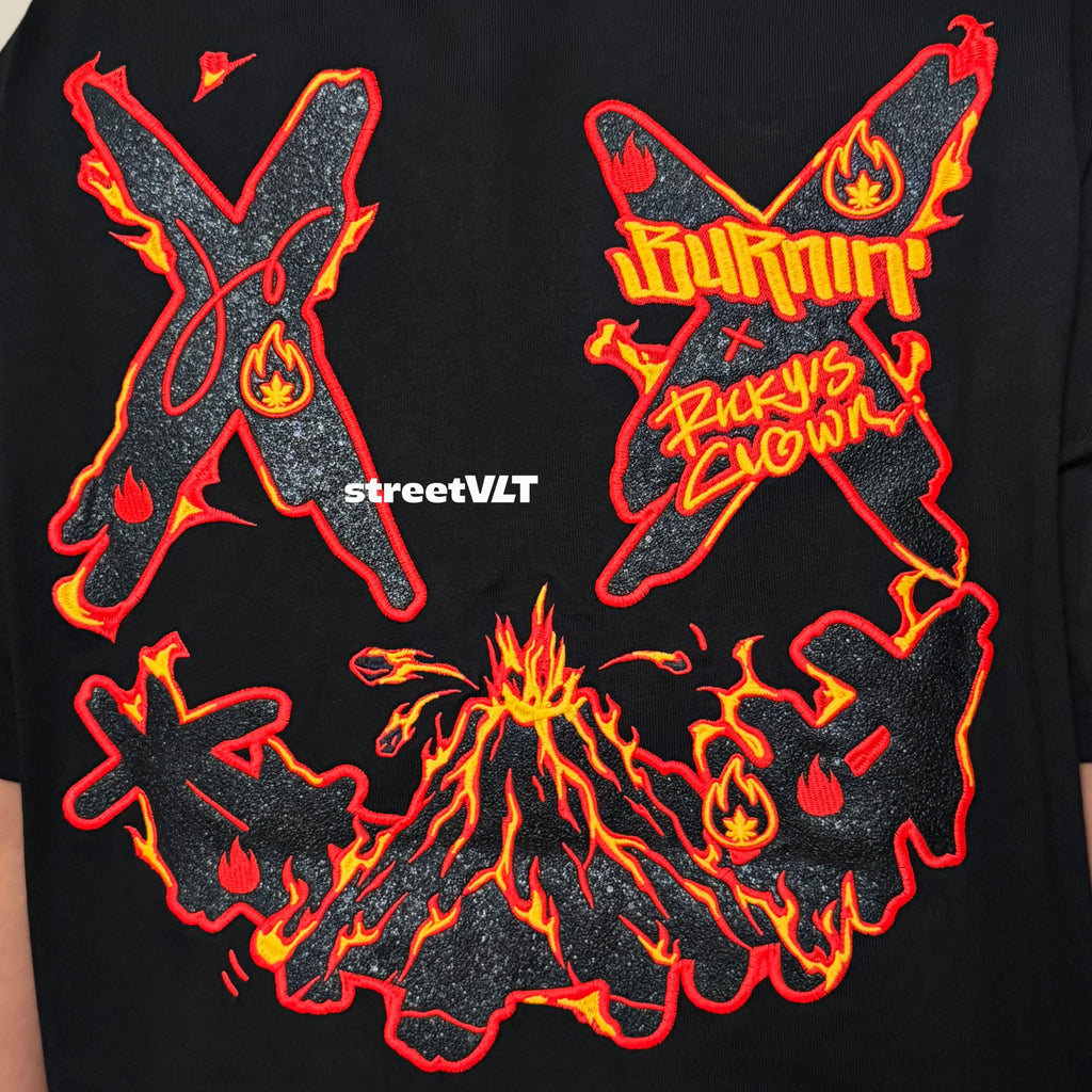 Ricky is Clown Thermal Heat Flow Deformation Embroidered Tee
