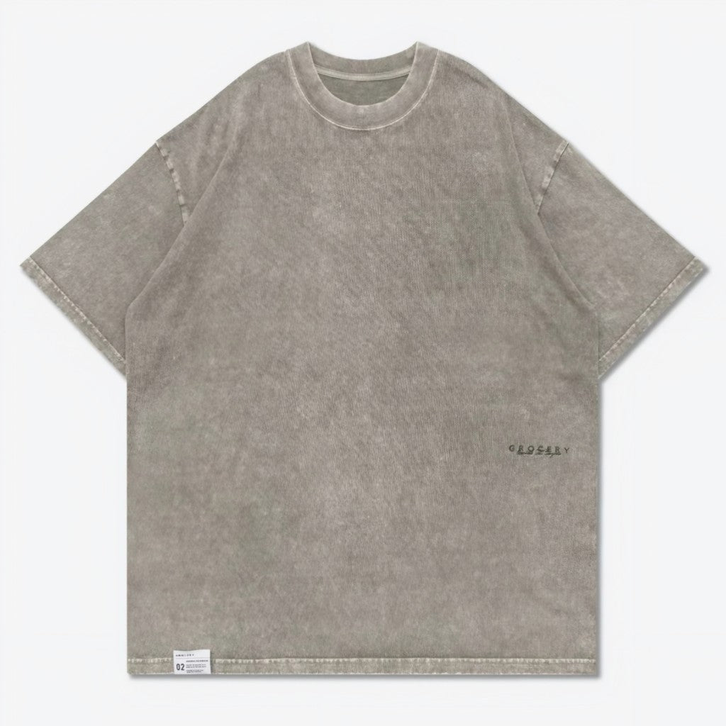Gro Grocery Small Logo Washed Tee