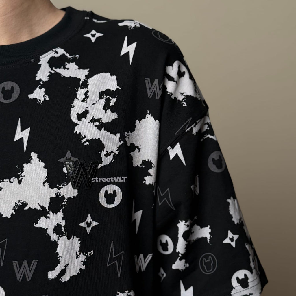 Life Work Korea Storm Radog Monogram Black Tee