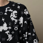 Life Work Korea Storm Radog Monogram Black Tee