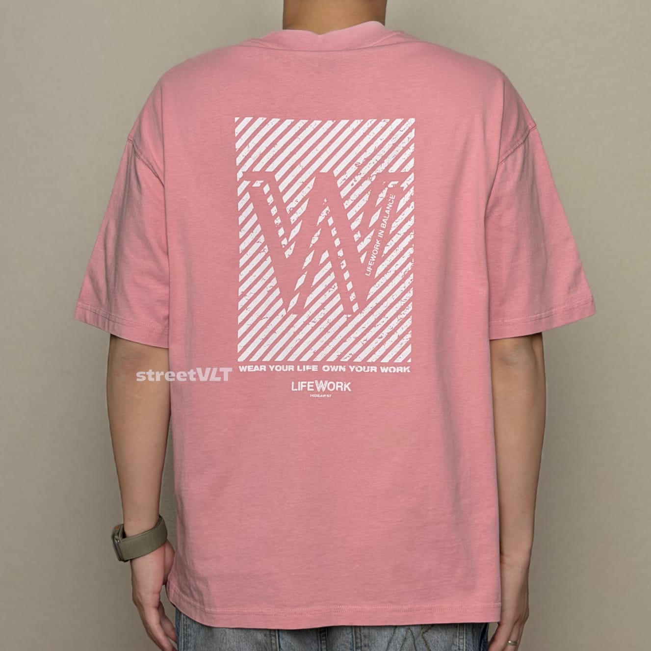 Life Work Korea Vintage Washed W Logo Tee 2