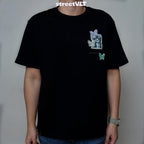 Ricky is Clown Colorful Butterfly Silk Language Tee