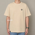 Ricky is Clown Basic Rip Logo Embroidered Khaki Tee