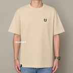 Ricky is Clown Basic Rip Logo Embroidered Khaki Tee