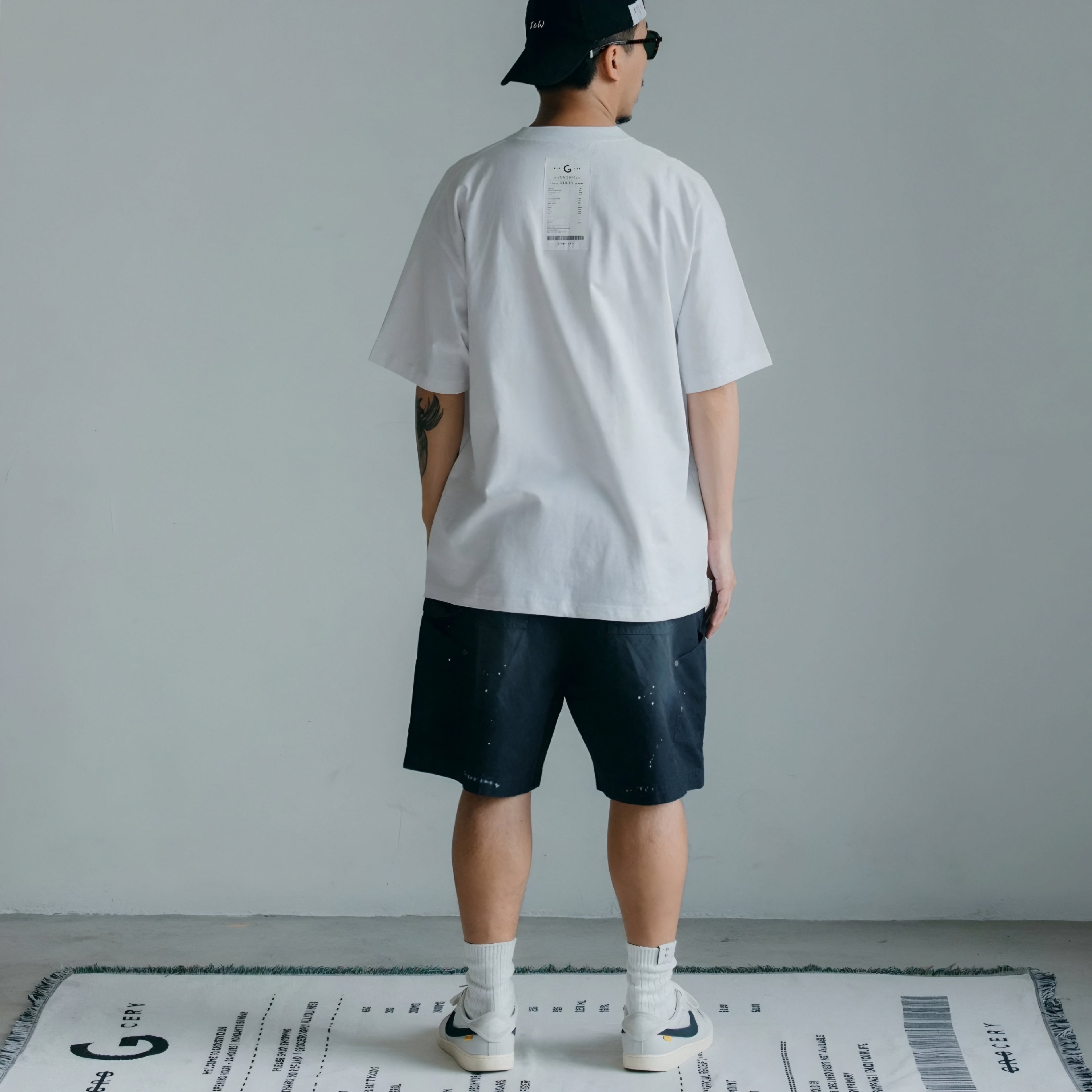 Gro Grocery 001 Invoice White Tee