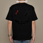 Ricky is Clown Black Mamba Diablo Snakeskin Embroidery Black Tee