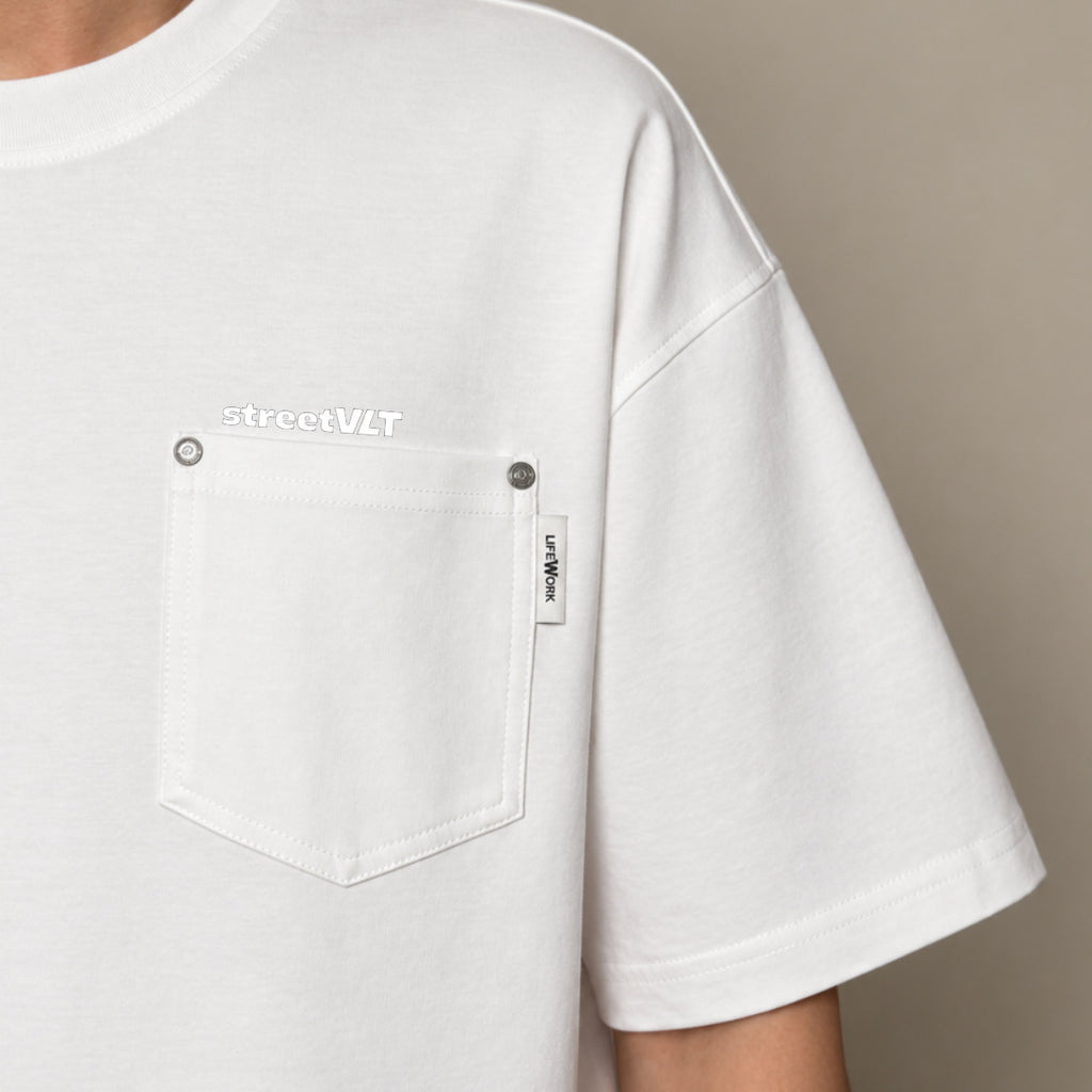 Life Work Korea Rivet Pocket Tee