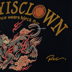 Ricky is Clown Fire Leopard Embroidered Tee