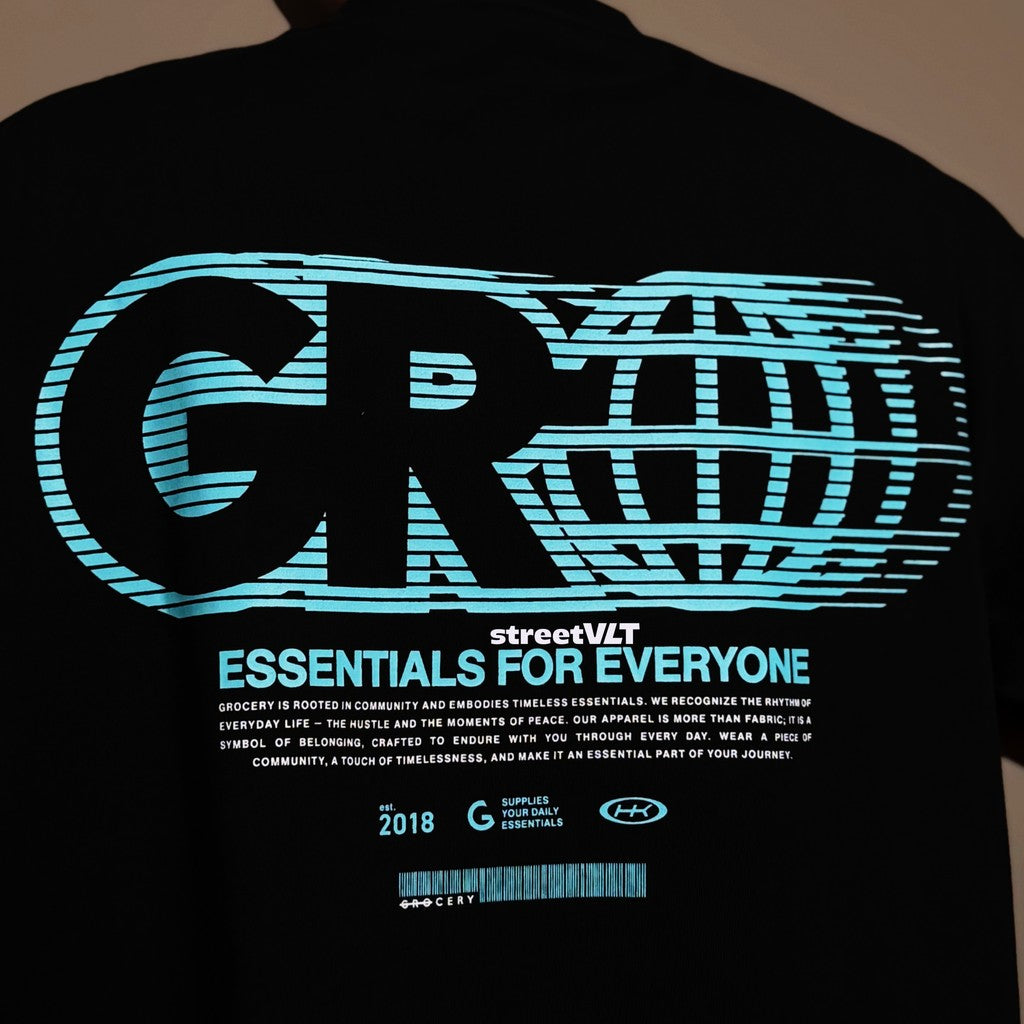 Gro Grocery Daily Essentials Logo Tee