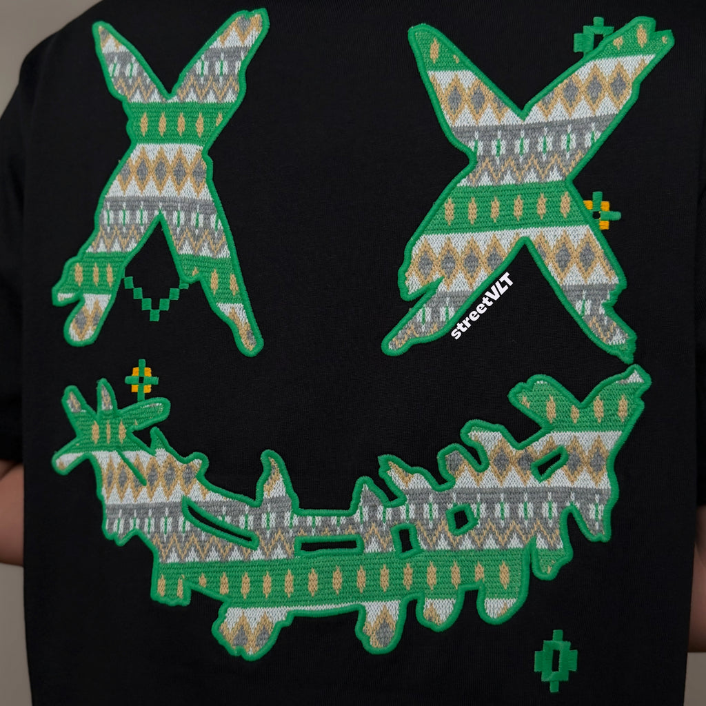 Ricky is Clown Geometrical Christmas Night Tee