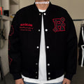 Ricky is Clown Leaf Clover Baseball Jacket