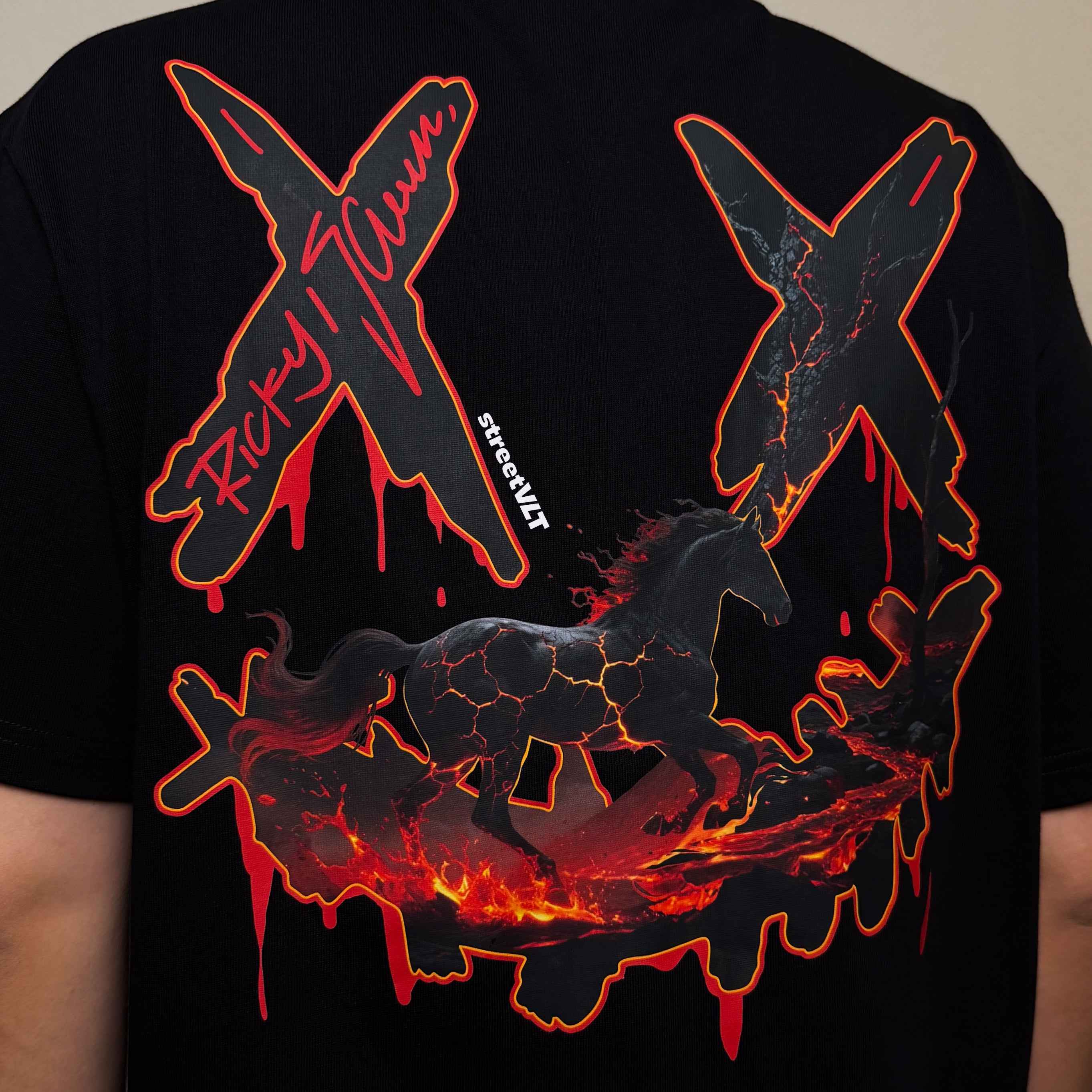 Ricky is Clown Lava Dark Horse Foam Tee