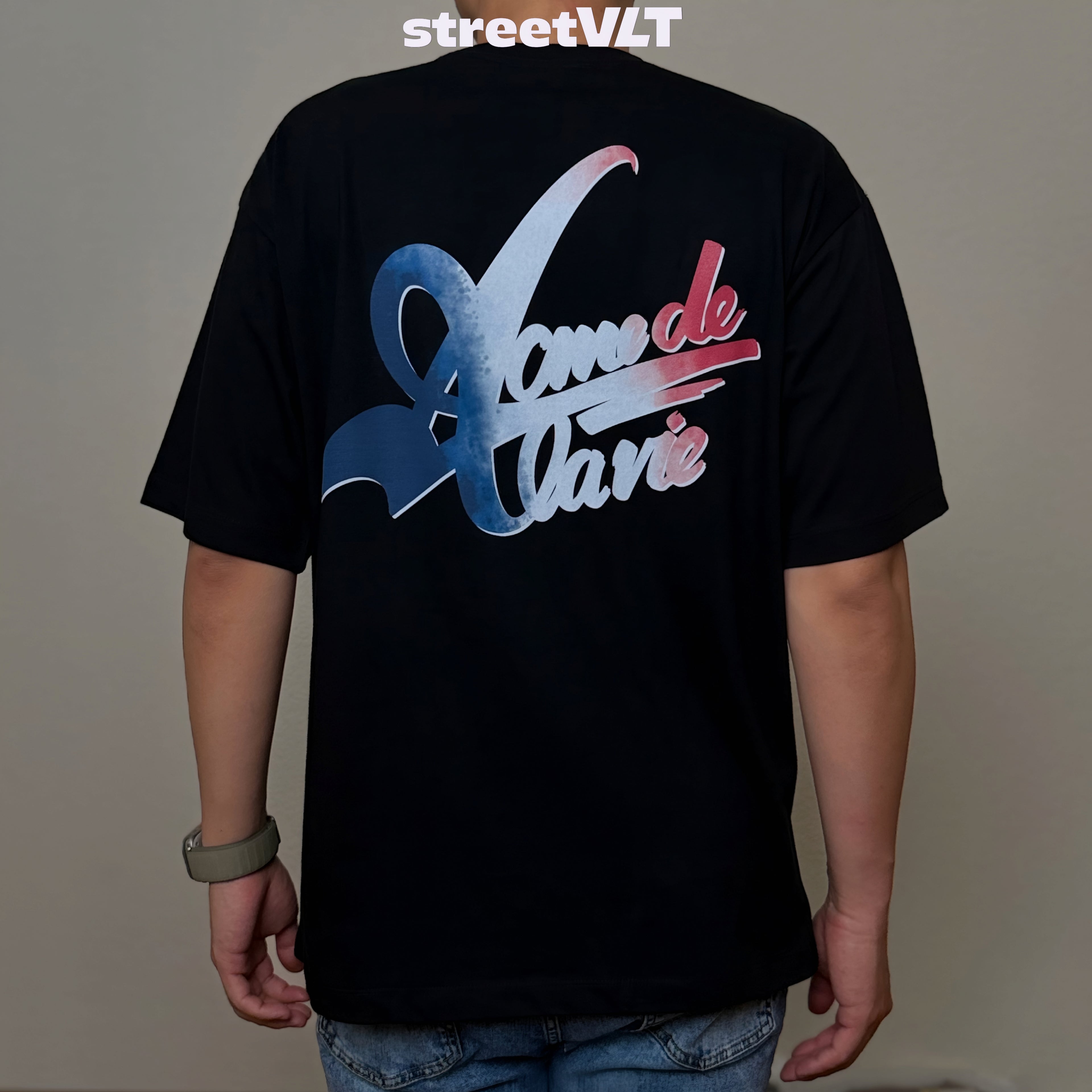ADLV French Script Logo Short Sleeve T-Shirt