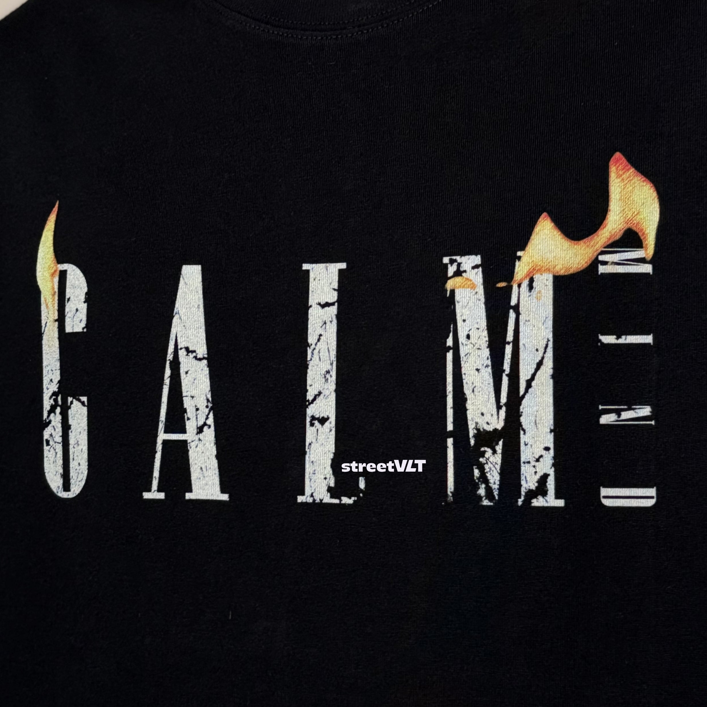 Calmmind Monster Burning Dollar Tee