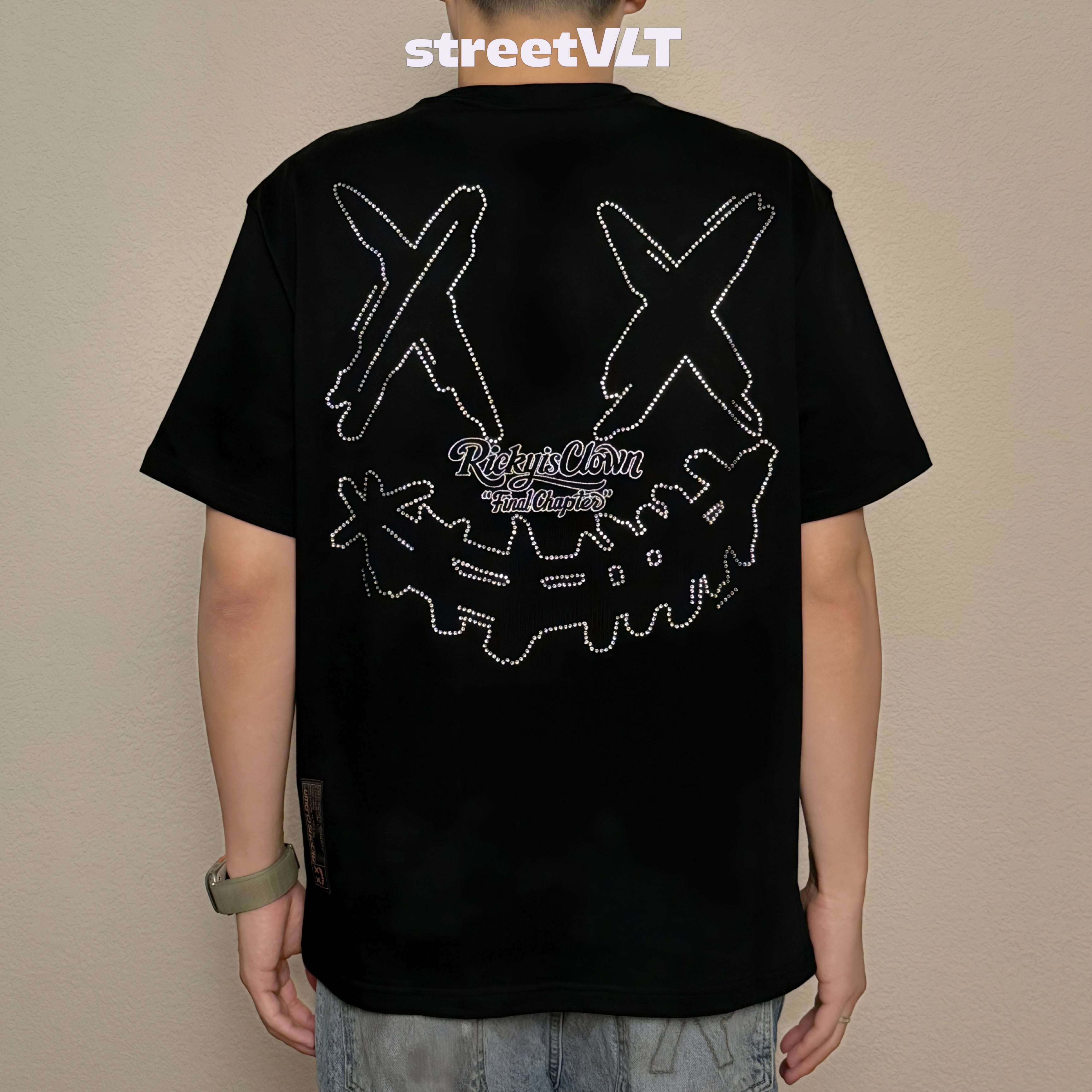 Ricky is Clown Diamond Stones Pocket Tee