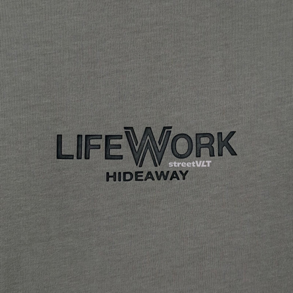 Life Work Korea Basic Small Logo Washed Tee