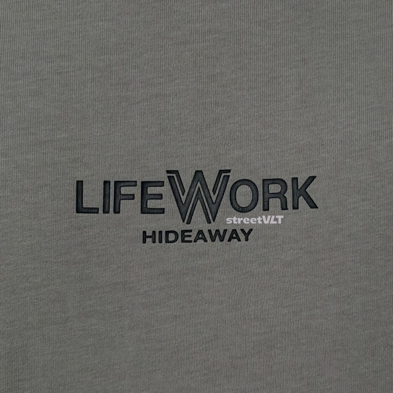 Life Work Korea Basic Small Logo Washed Tee