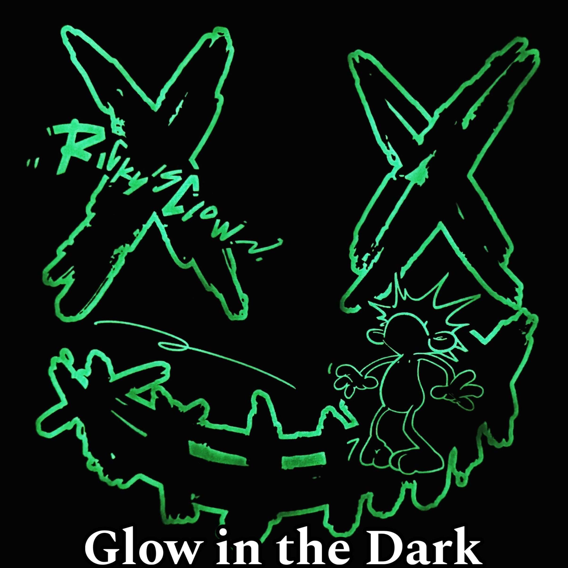 Ricky is Clown Discovered Glow in the Dark Tee
