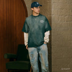 Gro Grocery Washed Layered Long Top Tee