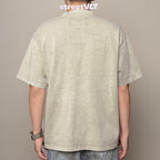 Gro Grocery Basic Washed Boxy Grey Olive Tee