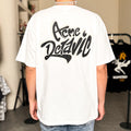 ADLV Exclusive Graffiti Font Logo Short Sleeve T-Shirt Acme De La Vie