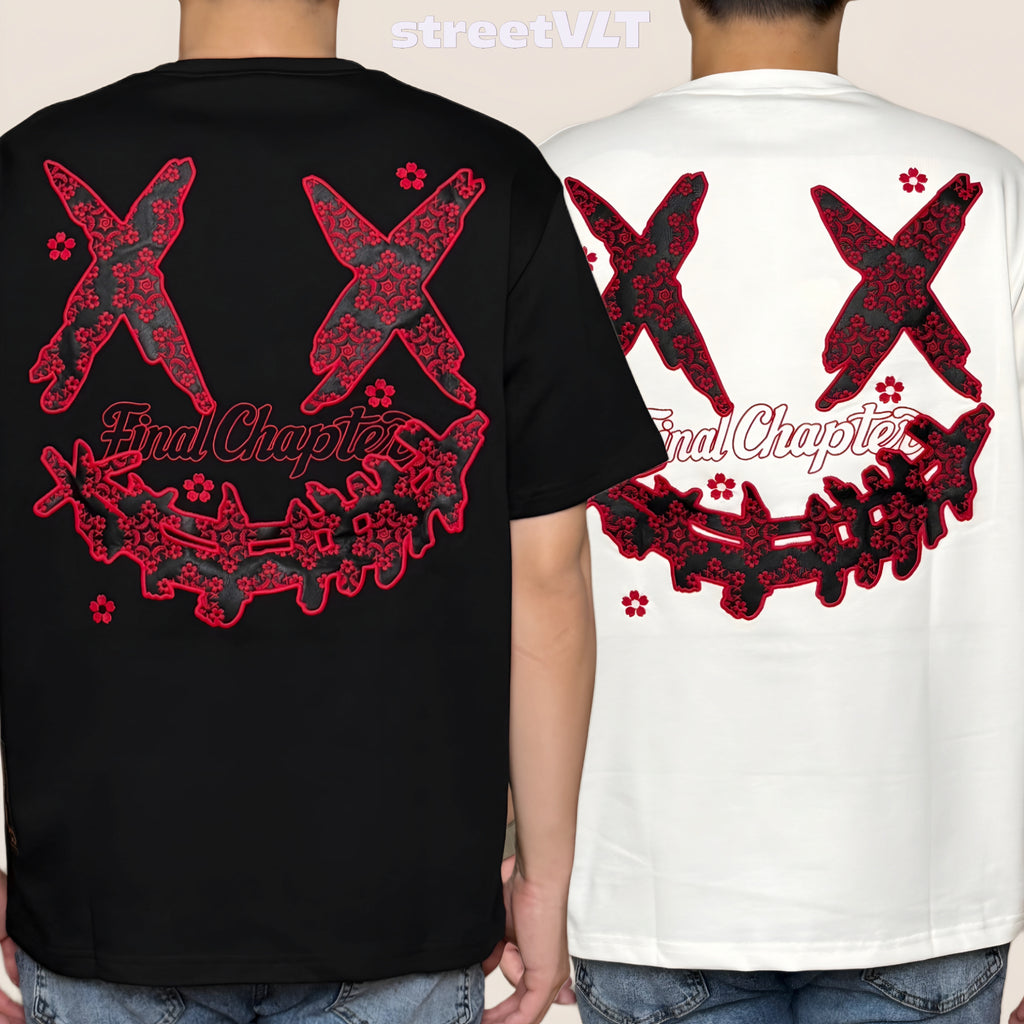 Ricky is Clown New Year Floral  Embroidered Tee