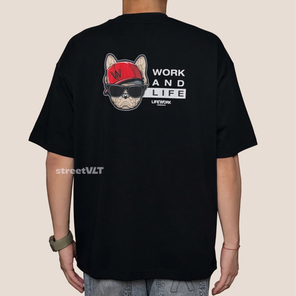Life Work Korea Hipdog Print Tee
