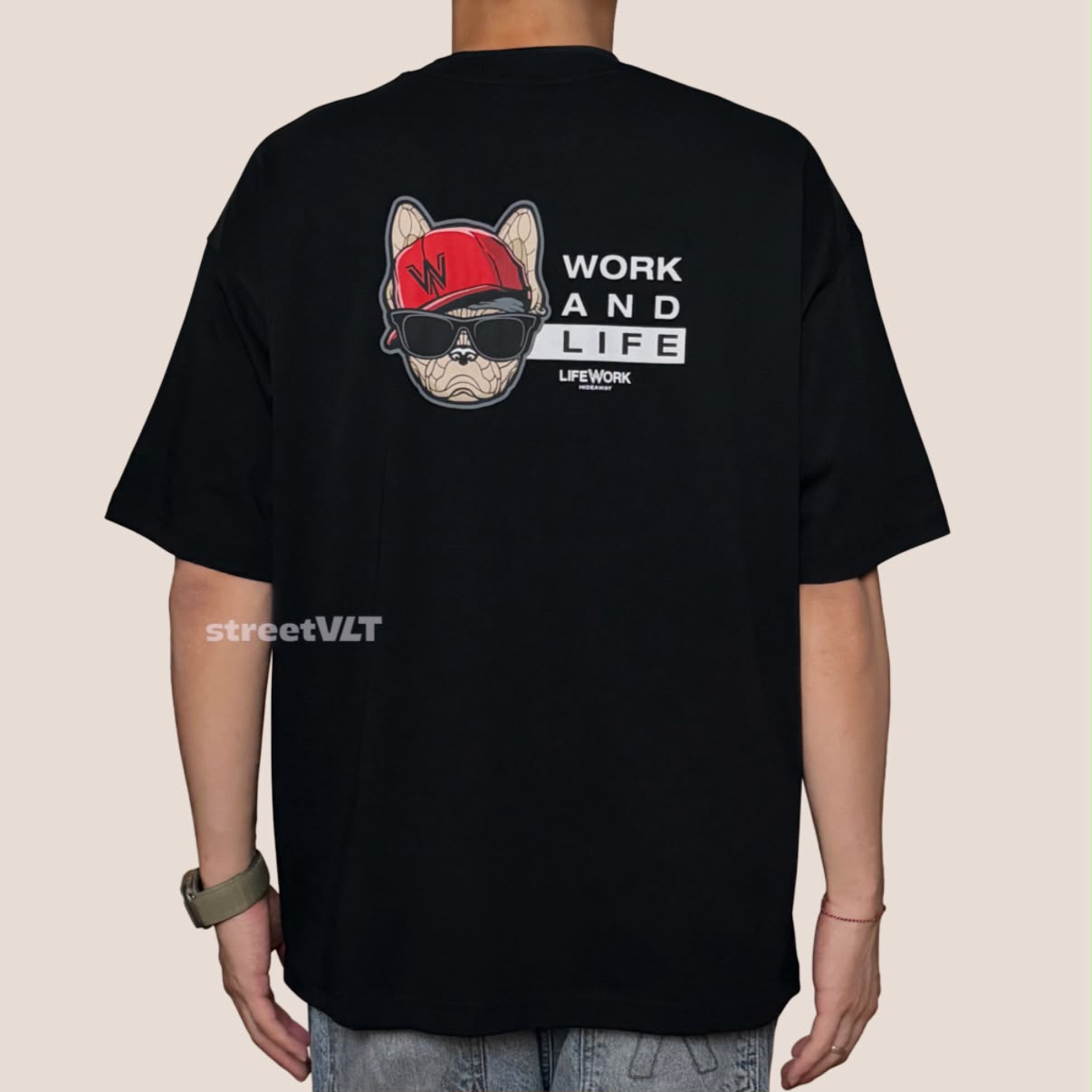 Life Work Korea Hipdog Print Tee