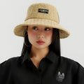 Life Work Korea Rattan Webbing Raffia Bucket Hat