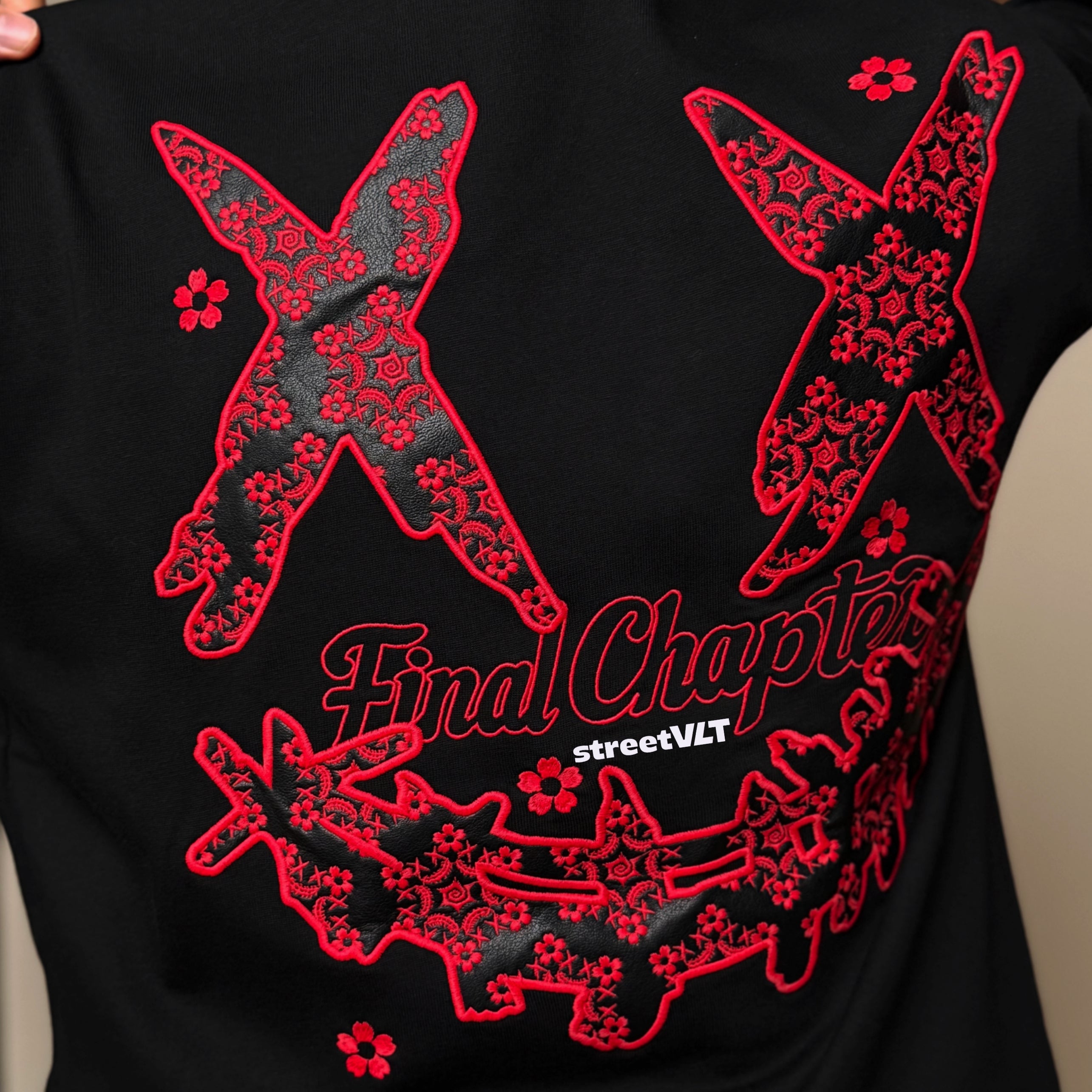 Ricky is Clown New Year Floral  Embroidered Tee