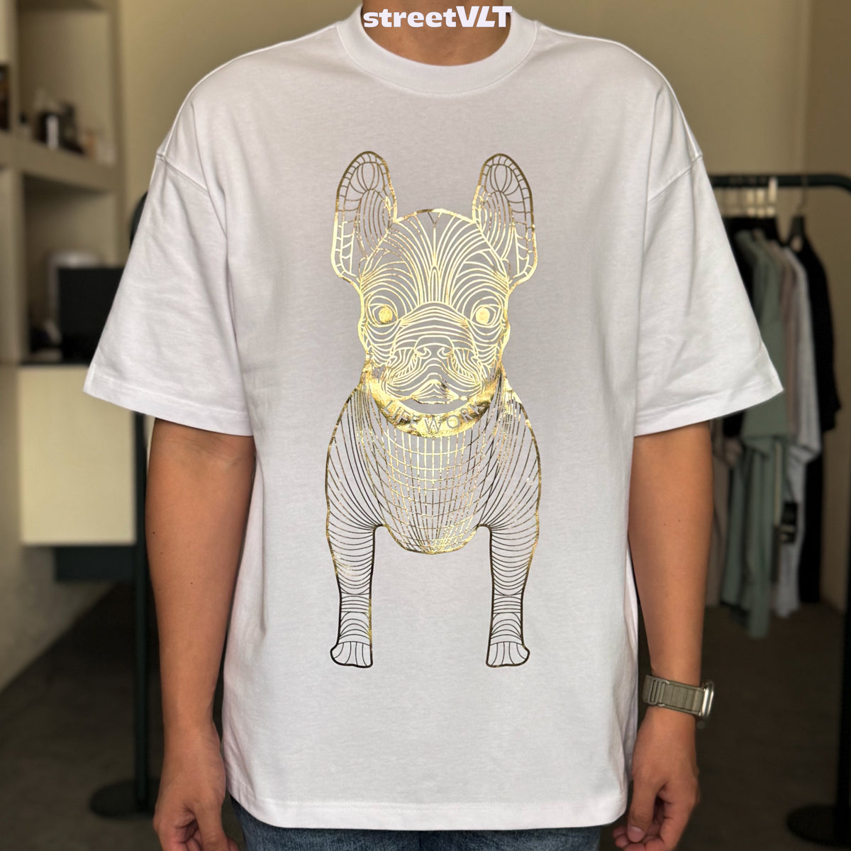 Life Work Korea Big Radog Gold  Tee Lifework Original