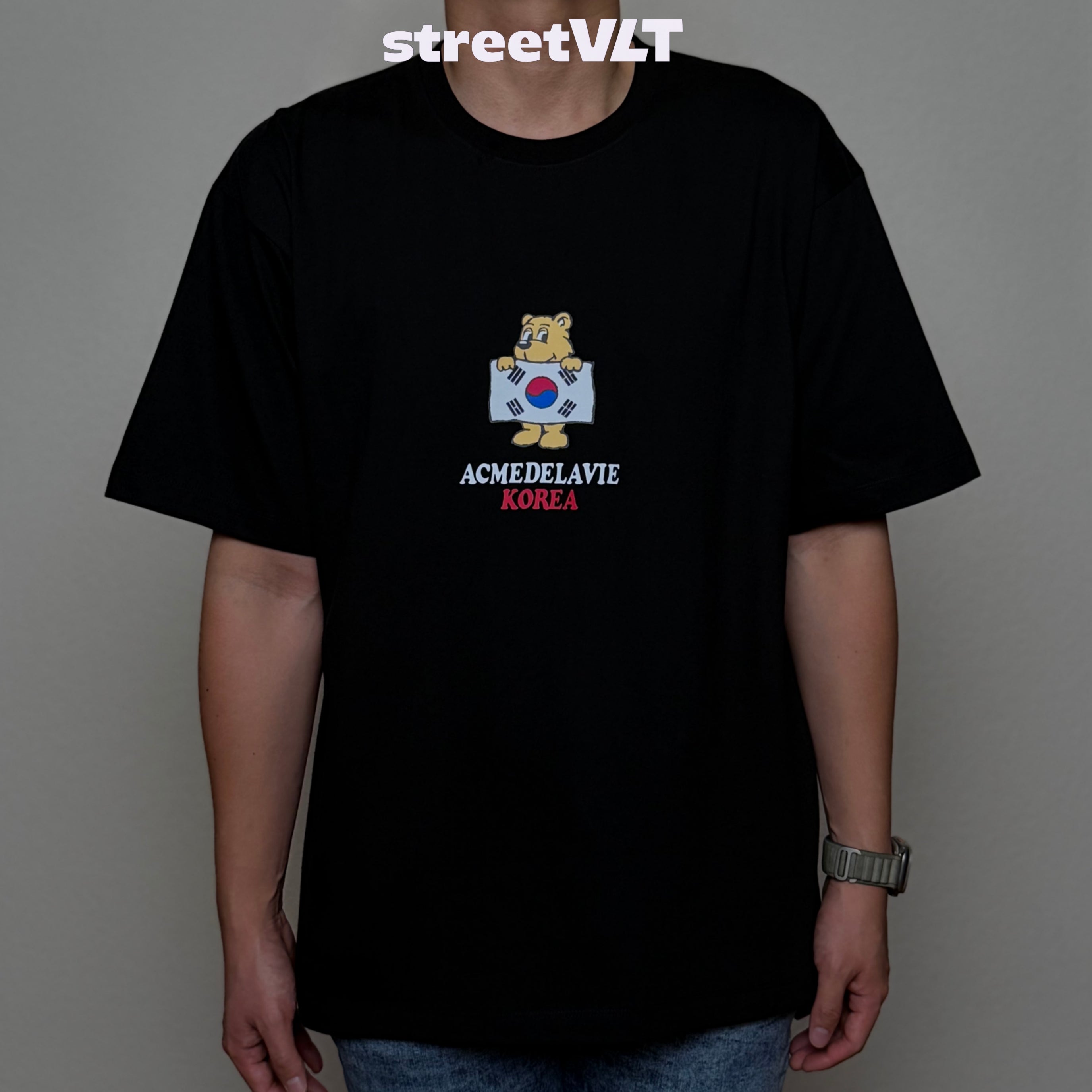 ADLV Bear For Korea Short Sleeve T-Shirt
