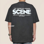 Gro Grocery Scene Painted Classic Washed Pocket Invoice Tee
