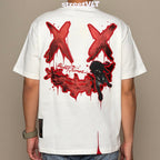 Ricky is Clown Bloody Black Panther Patch Embroidered Tee