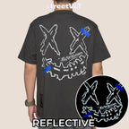 Ricky is Clown Photo Sticker Reflective Charcoal Grey Tee