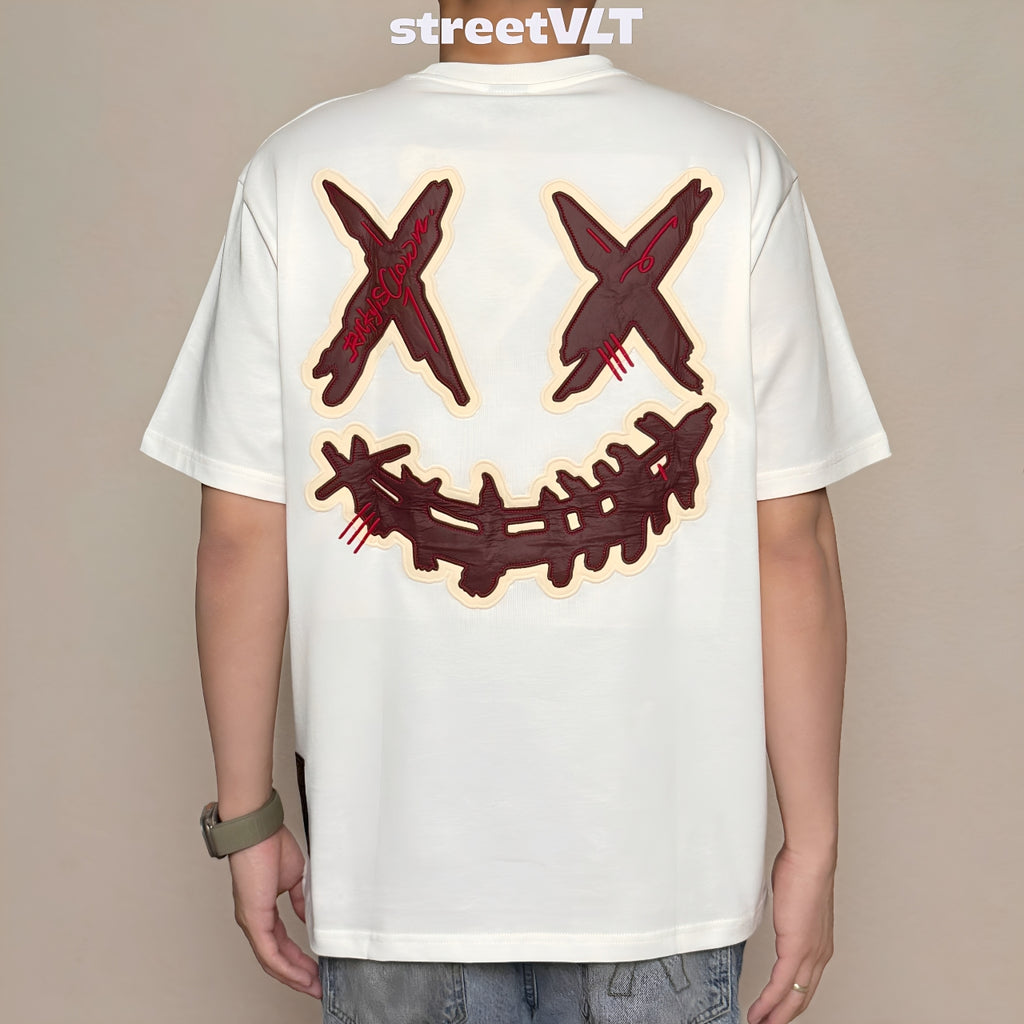 Ricky is Clown Overlapping Scarlet Tee