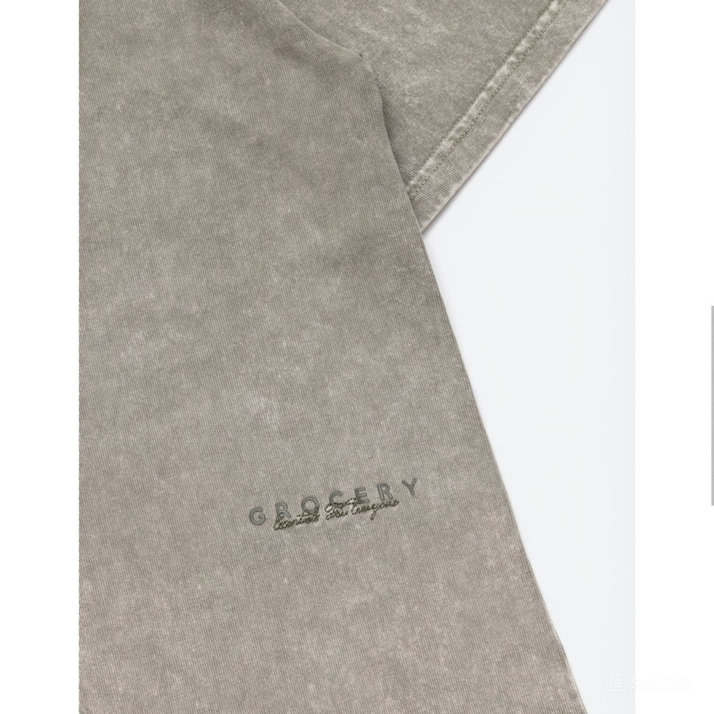 Gro Grocery Small Logo Washed Tee