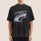 Represent UK Only The Strong Survive Vintage Black Tee