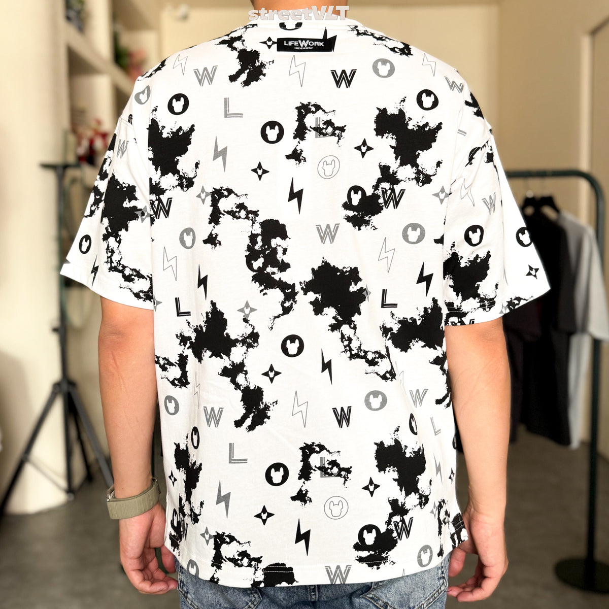 Life Work Korea Storm Radog Monogram Tee Lifework Original
