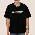 Life Work Korea V-Neck Nylon Tee