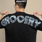 Gro Grocery Big Logo Retro Tee