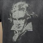 Gro Grocery Washed Beethoven Graphic Faded Tee