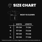 RIC Ricky is Clown Black Mamba Diablo Snakeskin Embroidery White Tee