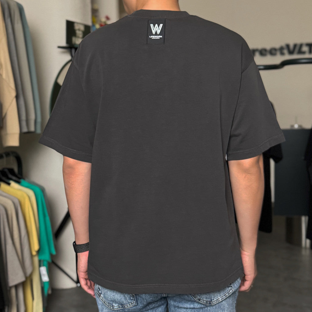 LIFE WORK Korea Fade W Logo Tee Lifework Original