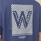 Life Work Korea Vintage Washed W Logo Tee 2