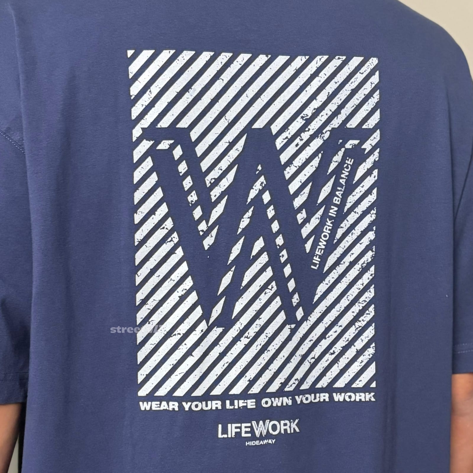 Life Work Korea Vintage Washed W Logo Tee 2