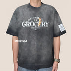 Gro Grocery X Club Stubborn Logo Boxy Washed Tee